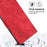 For iPhone 17 Pro Max Skin-feel Embossed Leather Phone Case(Red)