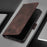 For iPhone 17 Pro Max Skin-feel Embossed Leather Phone Case(Brown)