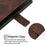 For iPhone 17 Pro Max Skin-feel Embossed Leather Phone Case(Brown)