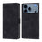 For iPhone 17 Pro Max Skin-feel Embossed Leather Phone Case(Black)