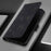 For iPhone 17 Pro Max Skin-feel Embossed Leather Phone Case(Black)