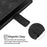 For iPhone 17 Pro Max Skin-feel Embossed Leather Phone Case(Black)