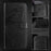 For iPhone 17 Pro Embossed Butterfly Leather Phone Case(Black)