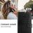 For iPhone 17 Pro Embossed Butterfly Leather Phone Case(Black)