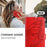 For iPhone 17 Pro Embossed Butterfly Leather Phone Case(Red)