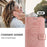 For iPhone 17 Pro Embossed Butterfly Leather Phone Case(Rose Gold)