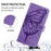 For iPhone 17 Pro Embossed Butterfly Leather Phone Case(Light Purple)