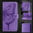 For iPhone 17 Pro Embossed Butterfly Leather Phone Case(Light Purple)