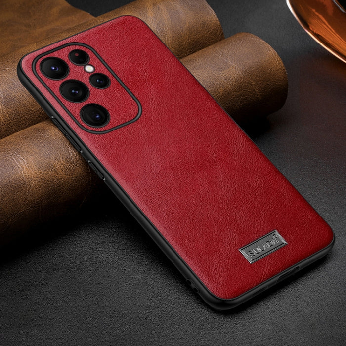 SULADA Shockproof TPU Hybrid Handmade Leather Phone Case, For Samsung Galaxy S25 5G, For Samsung Galaxy S25+ 5G, For Samsung Galaxy S25 Ultra 5G, For Samsung Galaxy S24 Ultra 5G, For Samsung Galaxy S24+ 5G, For Samsung Galaxy S24 5G��������������������...
