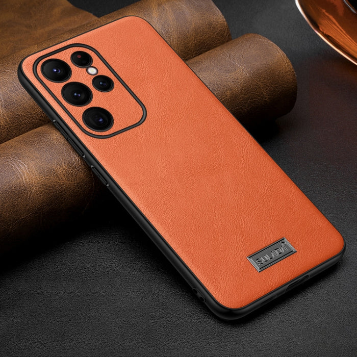 SULADA Shockproof TPU Hybrid Handmade Leather Phone Case, For Samsung Galaxy S25 5G, For Samsung Galaxy S25+ 5G, For Samsung Galaxy S25 Ultra 5G, For Samsung Galaxy S24 Ultra 5G, For Samsung Galaxy S24+ 5G, For Samsung Galaxy S24 5G��������������������...