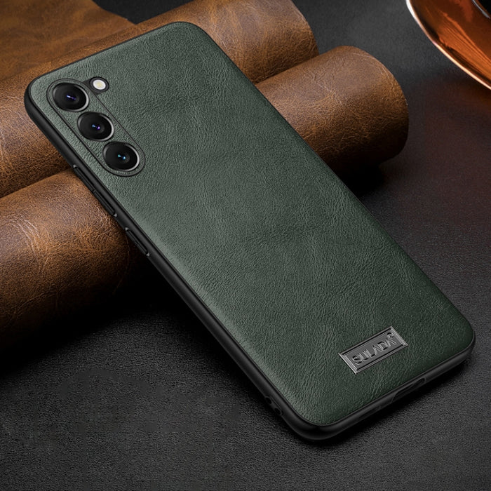 SULADA Shockproof TPU Hybrid Handmade Leather Phone Case, For Samsung Galaxy S25 5G, For Samsung Galaxy S25+ 5G, For Samsung Galaxy S25 Ultra 5G, For Samsung Galaxy S24 Ultra 5G, For Samsung Galaxy S24+ 5G, For Samsung Galaxy S24 5G��������������������...