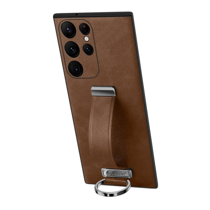 SULADA PC Hybrid Leather Texture Skin Feel Shockproof Phone Case, For Samsung Galaxy S25 5G, For Samsung Galaxy S25+ 5G, For Samsung Galaxy S25 Ultra 5G, For Samsung Galaxy S24 Ultra 5G, For Samsung Galaxy S24+ 5G, For Samsung Galaxy S24 5G            ...