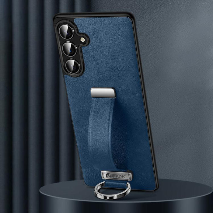 SULADA PC Hybrid Leather Texture Skin Feel Shockproof Phone Case