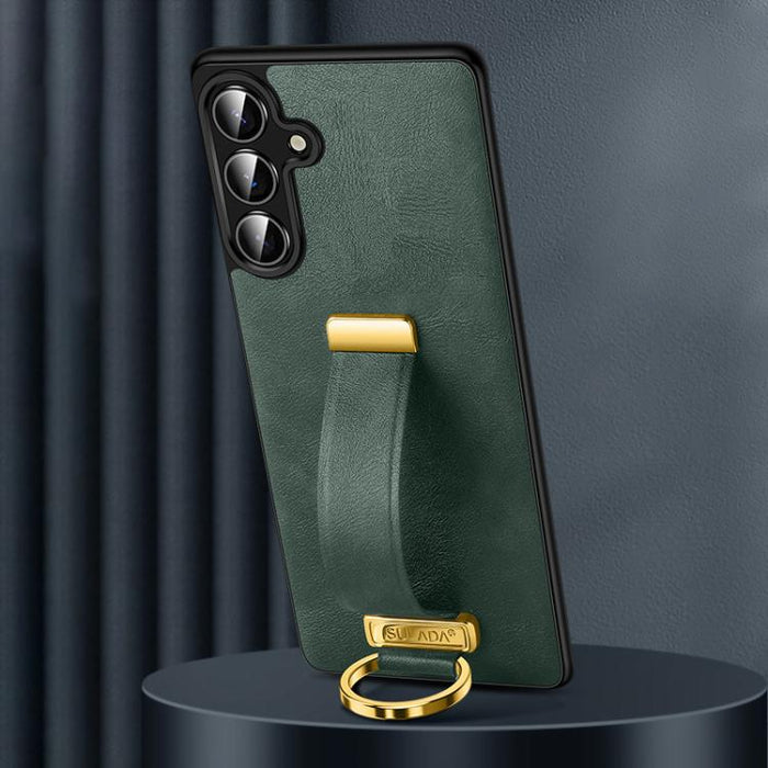 SULADA PC Hybrid Leather Texture Skin Feel Shockproof Phone Case, For Samsung Galaxy S25 5G, For Samsung Galaxy S25+ 5G, For Samsung Galaxy S25 Ultra 5G, For Samsung Galaxy S24 Ultra 5G, For Samsung Galaxy S24+ 5G, For Samsung Galaxy S24 5G            ...