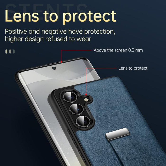 SULADA PC Hybrid Leather Texture Skin Feel Shockproof Phone Case, For Samsung Galaxy S25 5G, For Samsung Galaxy S25+ 5G, For Samsung Galaxy S25 Ultra 5G, For Samsung Galaxy S24 Ultra 5G, For Samsung Galaxy S24+ 5G, For Samsung Galaxy S24 5G            ...