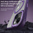 For iPhone 15 Skin Feel MagSafe Shockproof Phone Case with Holder(Purple)