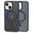 For iPhone 15 Brilliant Series MagSafe Micro-frosted Anti-fingerprint PC Phone Case(Dark Blue)