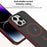 For iPhone 15 Brilliant Series MagSafe Micro-frosted Anti-fingerprint PC Phone Case(Blue)