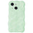 For iPhone 15 Wave Bubbles TPU Phone Case(Baby Green)