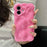 For iPhone 15 Wave Bubbles TPU Phone Case(Baby Rose Red)