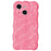 For iPhone 15 Wave Bubbles TPU Phone Case(Baby Rose Red)
