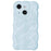 For iPhone 15 Wave Bubbles TPU Phone Case(Baby Blue)