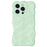 For iPhone 16 Pro Wave Bubbles TPU Phone Case(Baby Green)