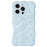 For iPhone 16 Pro Wave Bubbles TPU Phone Case(Baby Blue)