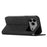 For iPhone 17 Pro Max Diamond Splicing Skin Feel Magnetic Leather Phone Case(Black)