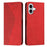 For iPhone 17 Diamond Splicing Skin Feel Magnetic Leather Phone Case(Red)