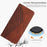 For iPhone 17 Air Diamond Splicing Skin Feel Magnetic Leather Phone Case(Brown)