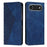 For iPhone 17 Air Diamond Splicing Skin Feel Magnetic Leather Phone Case(Blue)