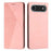 For iPhone 17 Air Diamond Splicing Skin Feel Magnetic Leather Phone Case(Rose Gold)
