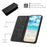 For iPhone 17 Air Diamond Splicing Skin Feel Magnetic Leather Phone Case(Black)