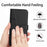 For iPhone 17 Stitching Calf Texture Buckle Leather Phone Case(Black)