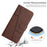 For iPhone 17 Stitching Calf Texture Buckle Leather Phone Case(Brown)