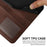 For iPhone 17 Stitching Calf Texture Buckle Leather Phone Case(Brown)