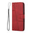 For iPhone 17 Air Stitching Calf Texture Buckle Leather Phone Case(Red)