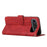 For iPhone 17 Air Stitching Calf Texture Buckle Leather Phone Case(Red)