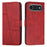 For iPhone 17 Air Stitching Calf Texture Buckle Leather Phone Case(Red)