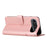 For iPhone 17 Air Stitching Calf Texture Buckle Leather Phone Case(Rose Gold)