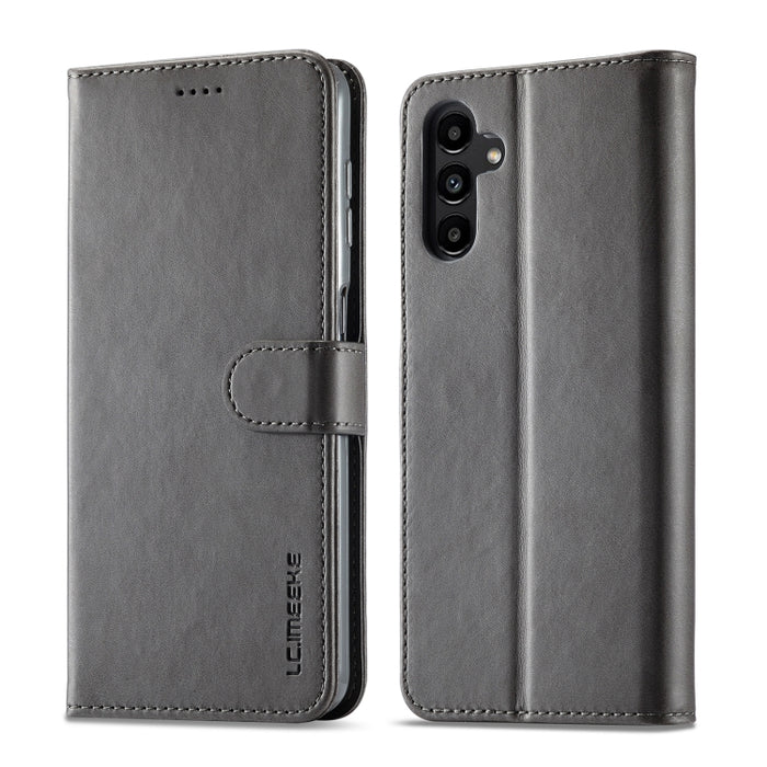 LC.IMEEKE Calf Texture Leather Phone Case, For Samsung Galaxy A05S, For Samsung Galaxy A35 5G, For Samsung Galaxy S24 Ultra 5G, For Samsung Galaxy S23 FE 5G, For Samsung Galaxy A55 5G, For Samsung Galaxy A05, For Samsung Galaxy S24+ 5G                 ...
