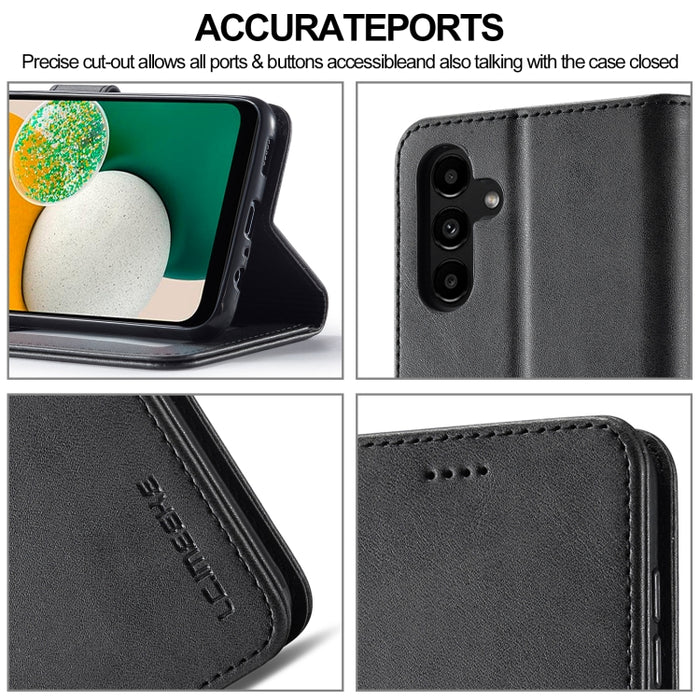 LC.IMEEKE Calf Texture Leather Phone Case, For Samsung Galaxy A25