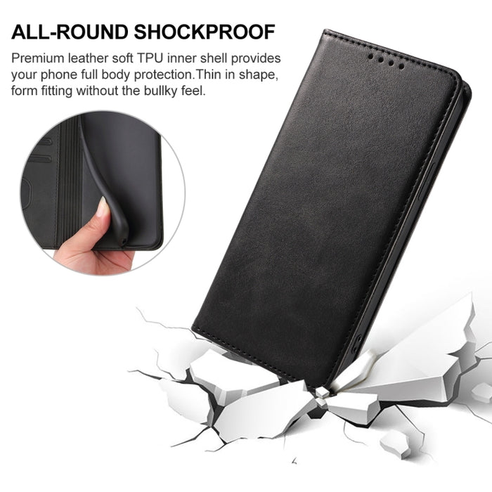 Magnetic Closure Leather Phone Case, For Samsung Galaxy C55, For Samsung Galaxy M55, For Samsung Galaxy M15, For Samsung Galaxy F15, For Samsung Galaxy Xcover7, For Samsung Galaxy A55 5G, For Samsung Galaxy A35 5G, For Samsung Galaxy S24 Ultra 5G������...