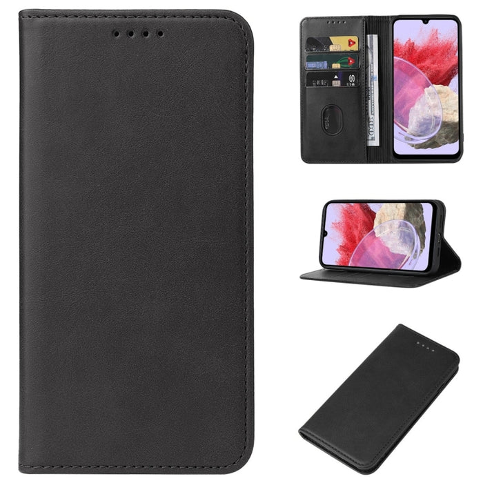 Magnetic Closure Leather Phone Case, For Samsung Galaxy A05s, For Samsung Galaxy M34 5G, For Samsung Galaxy M54, For Samsung Galaxy M14 5G, For Samsung Galaxy A24 5G, For Samsung Galaxy A34 5G, For Samsung Galaxy A54 5G, For Samsung Galaxy A14 5G