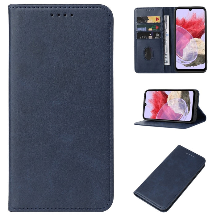 Magnetic Closure Leather Phone Case, For Samsung Galaxy A05s, For Samsung Galaxy M34 5G, For Samsung Galaxy M54, For Samsung Galaxy M14 5G, For Samsung Galaxy A24 5G, For Samsung Galaxy A34 5G, For Samsung Galaxy A54 5G, For Samsung Galaxy A14 5G