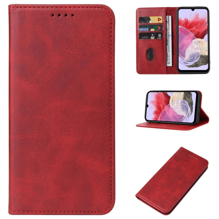 Magnetic Closure Leather Phone Case, For Samsung Galaxy A05s, For Samsung Galaxy M34 5G, For Samsung Galaxy M54, For Samsung Galaxy M14 5G, For Samsung Galaxy A24 5G, For Samsung Galaxy A34 5G, For Samsung Galaxy A54 5G, For Samsung Galaxy A14 5G