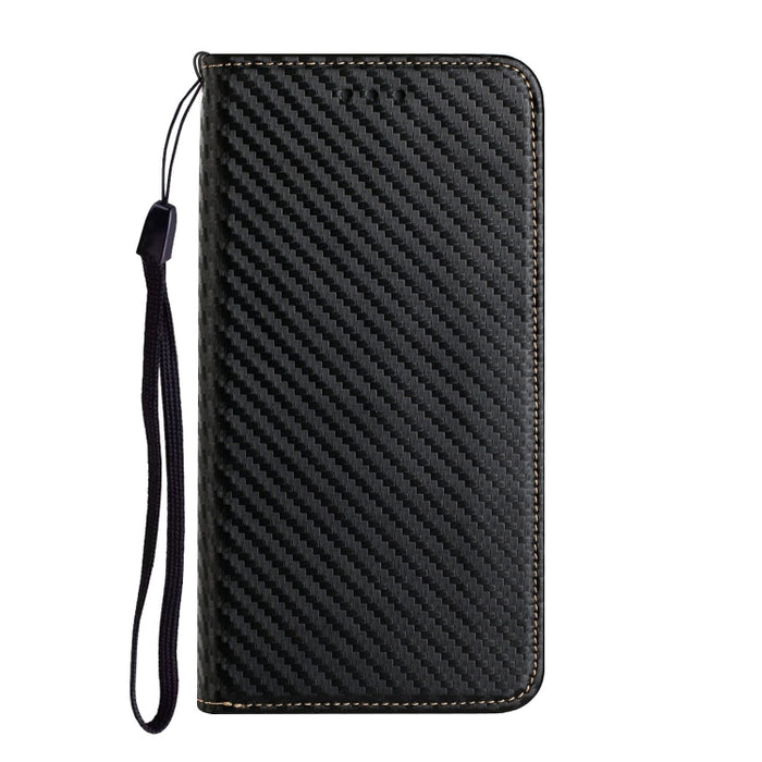Carbon Fiber Texture Flip Holder Leather Phone Case, For Samsung Galaxy S24 Ultra 5G, For Samsung Galaxy S23 FE 5G, For Samsung Galaxy A55, For Samsung Galaxy A35, For Samsung Galaxy S24+ 5G, For Samsung Galaxy A32 4G, For Samsung Galaxy S24 5G��������...
