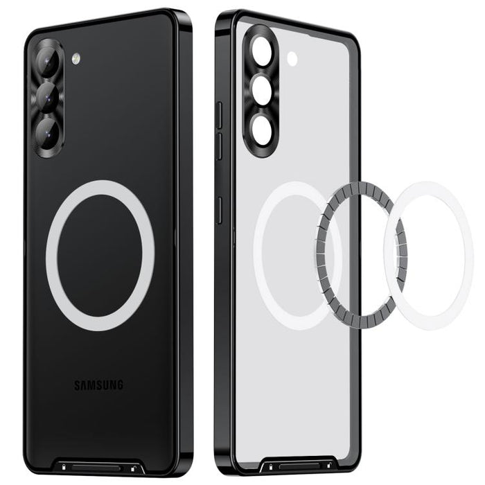 MagSafe Magnetic Frosted Metal Phone Case, For Samsung Galaxy S25 5G, For Samsung Galaxy S25+ 5G, For Samsung Galaxy S25 Ultra 5G, For Samsung Galaxy S24 FE 5G, For Samsung Galaxy S24 Ultra 5G, For Samsung Galaxy S24+ 5G, For Samsung Galaxy S24 5G�����...