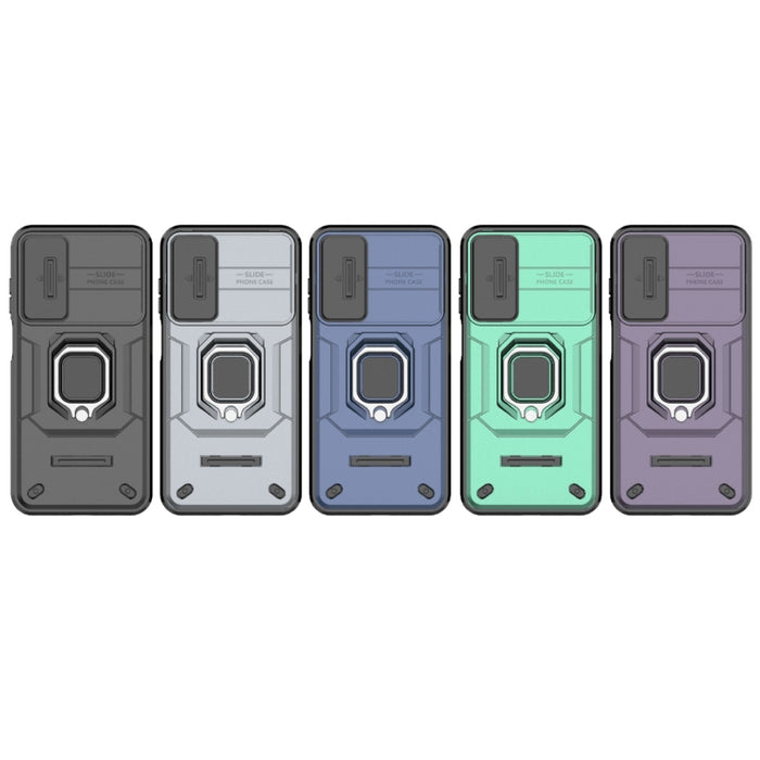 Sliding Camshield TPU + PC Shockproof Phone Case with Holder, For Samsung Galaxy A25 5G, For Samsung Galaxy A24 5G, For Samsung Galaxy A34 5G, For Samsung Galaxy A54 5G, For Samsung Galaxy S23 Ultra 5G, For Samsung Galaxy S23+ 5G�����������������������...
